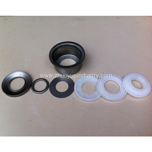 Belt Conveyor Roller Parts Stamped Ball Bearing Housing